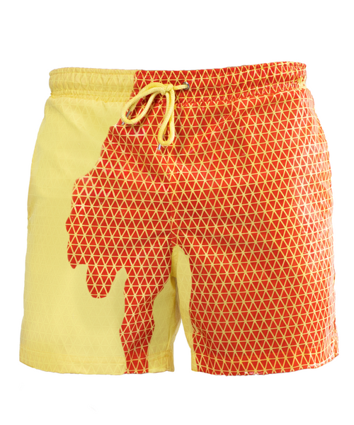 Color-changing Beach Shorts Men Quick Dry Swimwear Beach