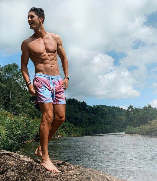 Color-changing Beach Shorts Men Quick Dry Swimwear Beach