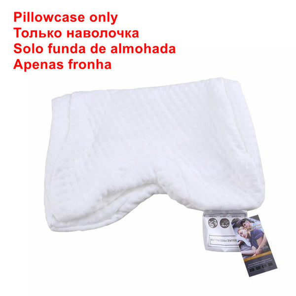 Arch U-Shaped Curved Memory Foam Sleeping Neck Cervical Pillow with Hollow Design Arm Rest Hand Pillow for Couple Side Sleepers