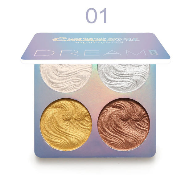 illuminator Highlighter Makeup Glow Kit Face Brighten Contouring Shimmer Shiny Liquid Highlighter Powder Palette Bronzer