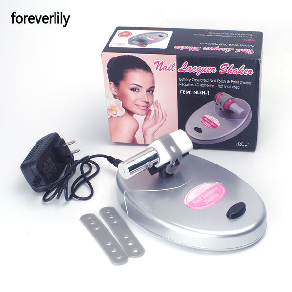 foreverlily Nail Lacquer Shaker Adjustable Nail Gel Polish Varnish Bottle Shaking Machine Shake Evenly Tools for Nail Art Tattoo