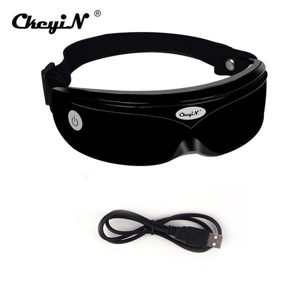 Electric Vibration Eye Massager Eyes Care Device Wrinkle Fatigue Relieve Magnet Therapy Acupuncture Massage Eyewear Glasses P49