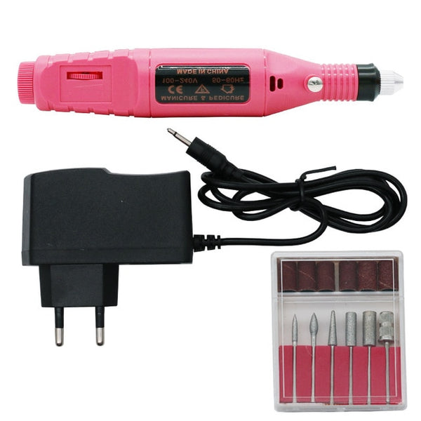 QSTEXPRESS 100V-240V Mini Electric Engraving Pen DIY  Set Power Tool Accessories