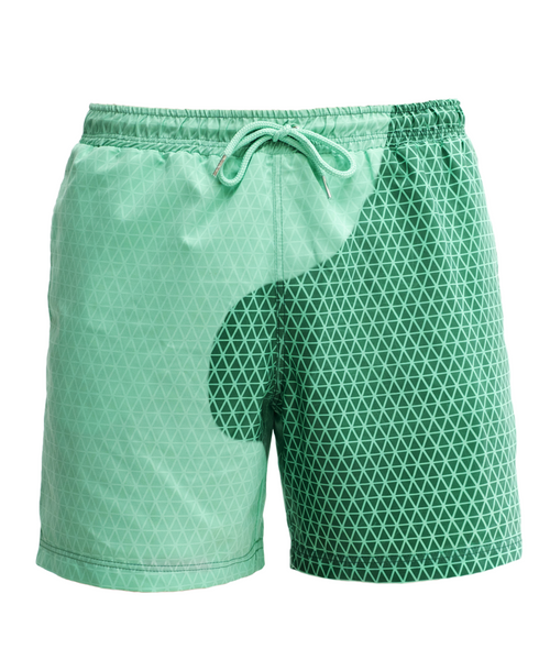 Color-changing Beach Shorts Men Quick Dry Swimwear Beach