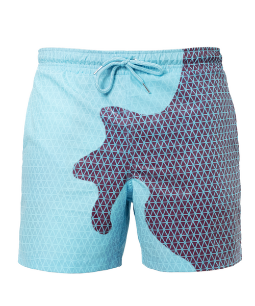 Color-changing Beach Shorts Men Quick Dry Swimwear Beach